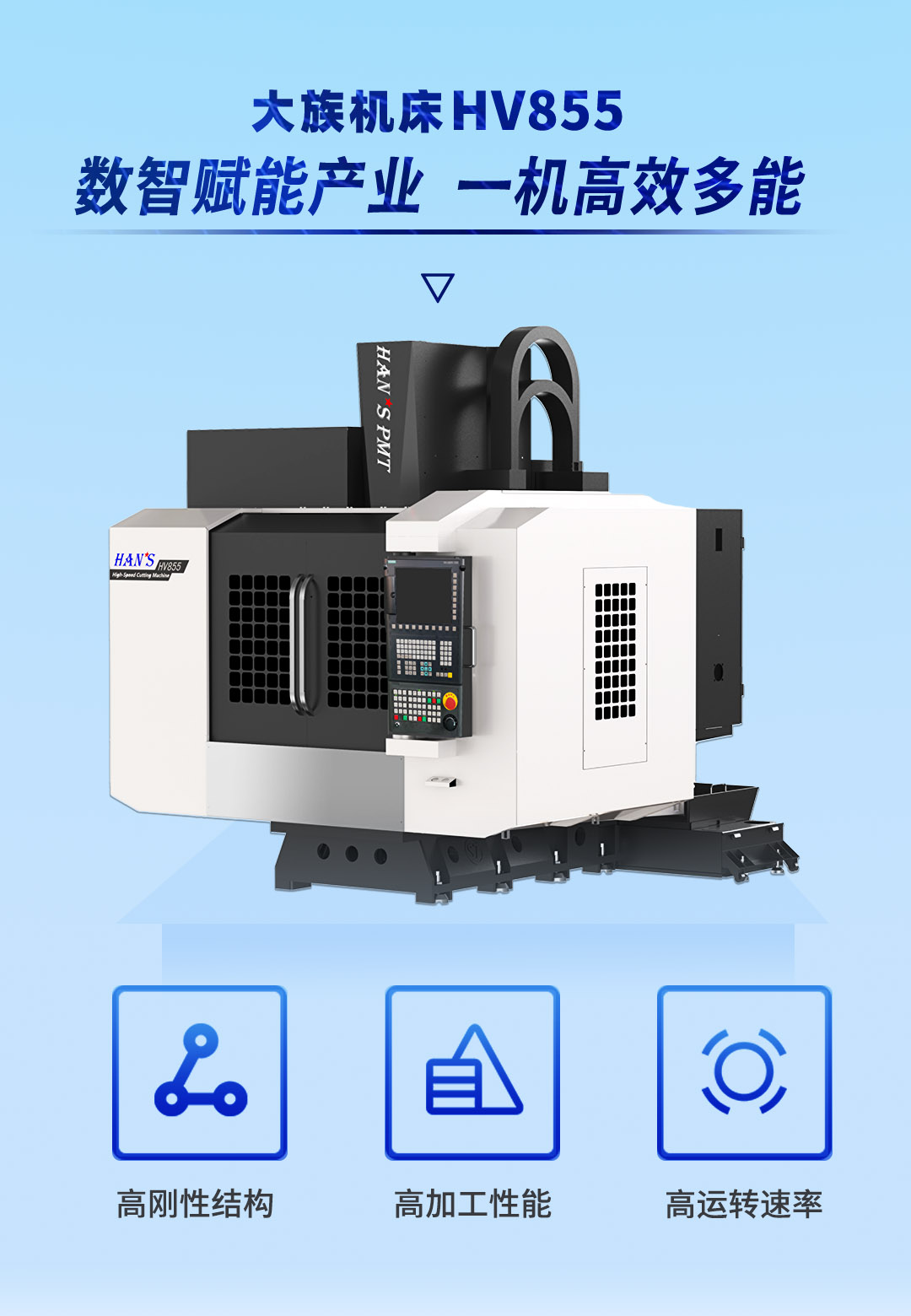 大族機(jī)床HV855：數(shù)智賦能產(chǎn)業(yè)，一機(jī)高效多能